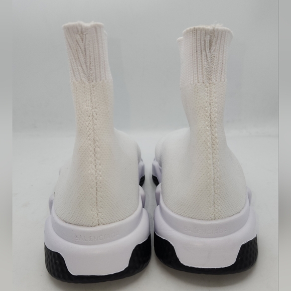 Luxury Trendy White Speed Stretch-Knit Sneakers Size 36 - Picture 7 of 15